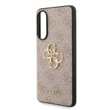 Guess PU 4G Metal Logo Zadní Kryt pro Samsung Galaxy S25 Edge Pink