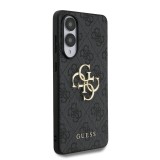 Guess PU 4G Metal Logo Zadní Kryt pro Samsung Galaxy S25 Edge Grey