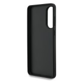 Guess PU 4G Metal Logo Zadní Kryt pro Samsung Galaxy S25 Edge Brown