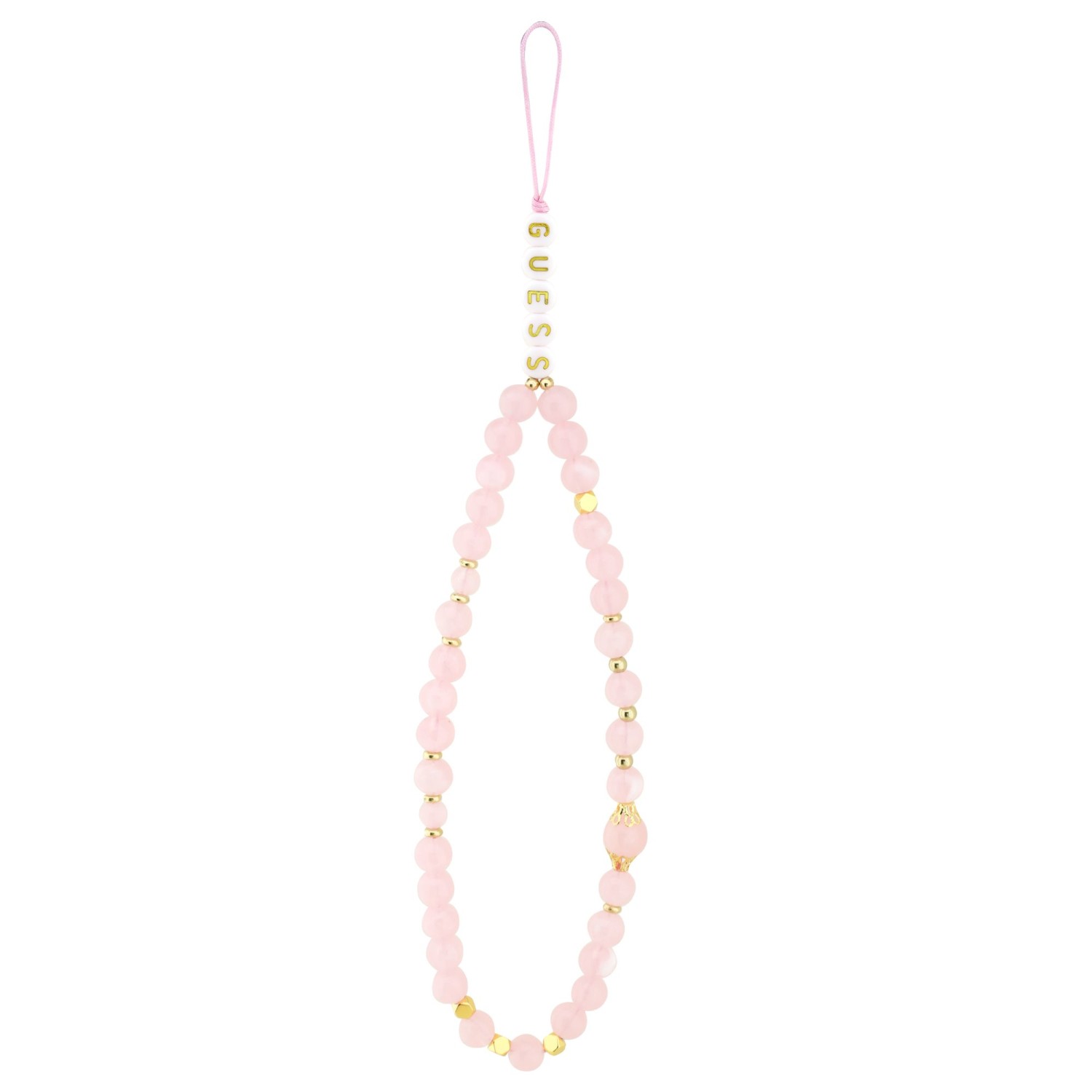 Guess PU Leather 4G Colored Ring Strap MagSafe Zadní Kryt pro iPhone 16 Pro Pink