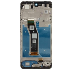 LCD display + dotyková doska + predný kryt pre Motorola Moto G04s, black (Service Pack)