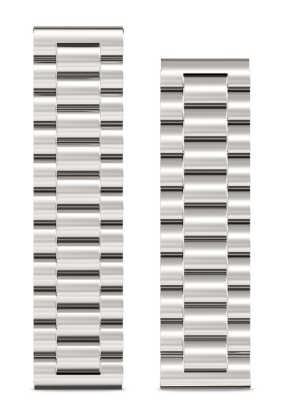Remienok celokovový ALIGATOR 22mm, titánová