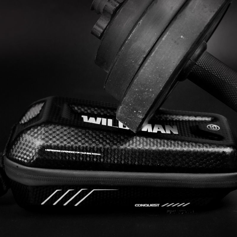 WILDMAN traveling bag for bike frame with zipper 1L E5S black