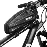 WILDMAN traveling bag for bike frame with zipper 1L EX black