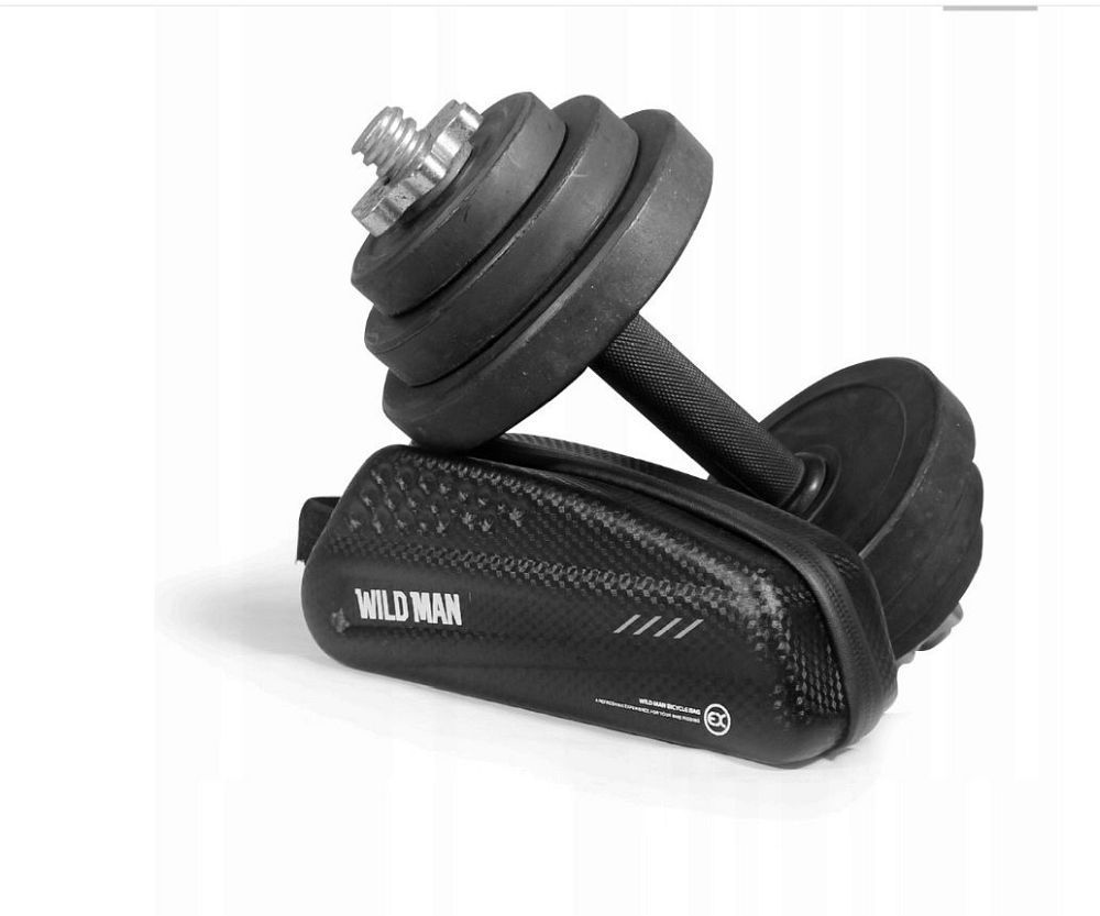 WILDMAN traveling bag for bike frame with zipper 1L EX black