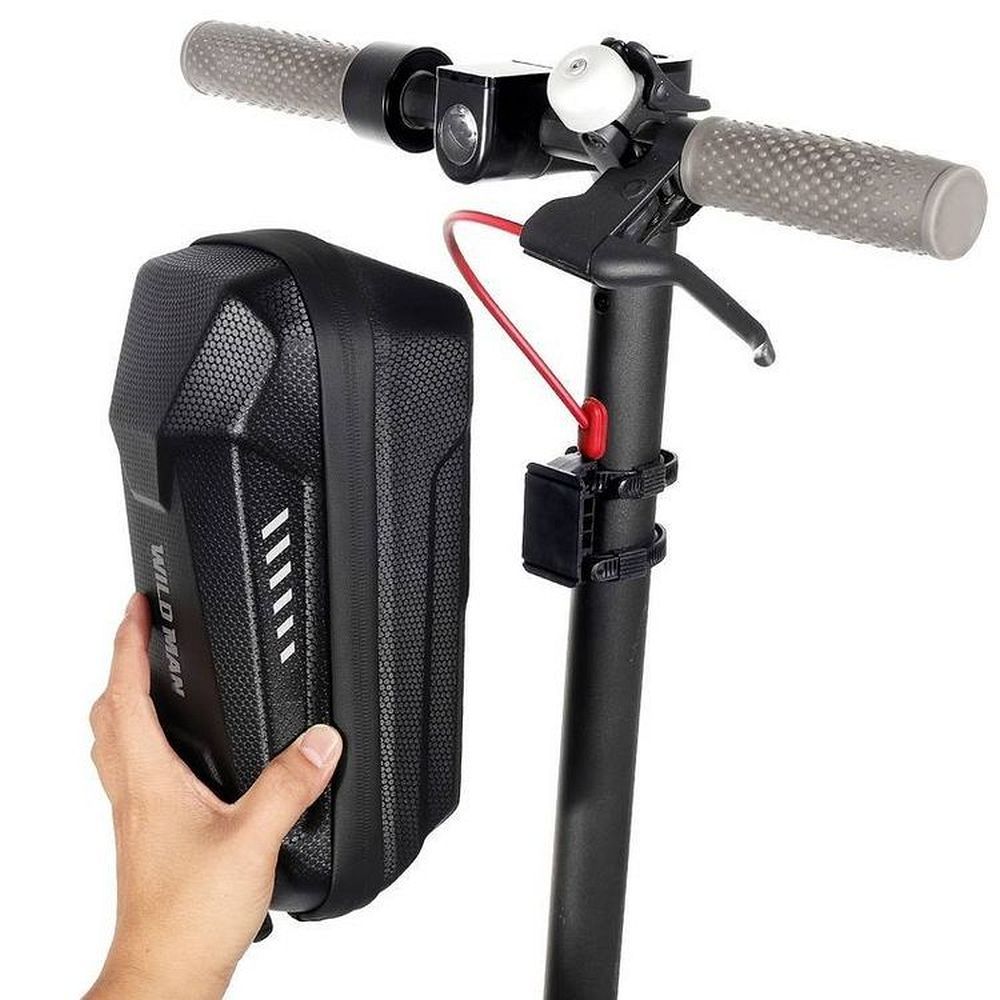 WILDMAN traveling bag for bike frame with zipper 1,2L (4 "- 7") ES10 black