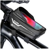 WILDMAN traveling bag for bike frame with zipper 1L (4 "- 7") ES12 black