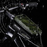 WILDMAN traveling bag for bike frame with zipper 1L (4 "- 7") GX200 green