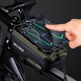 WILDMAN traveling bag for bike frame with zipper 1L (4 "- 7") GX200 green