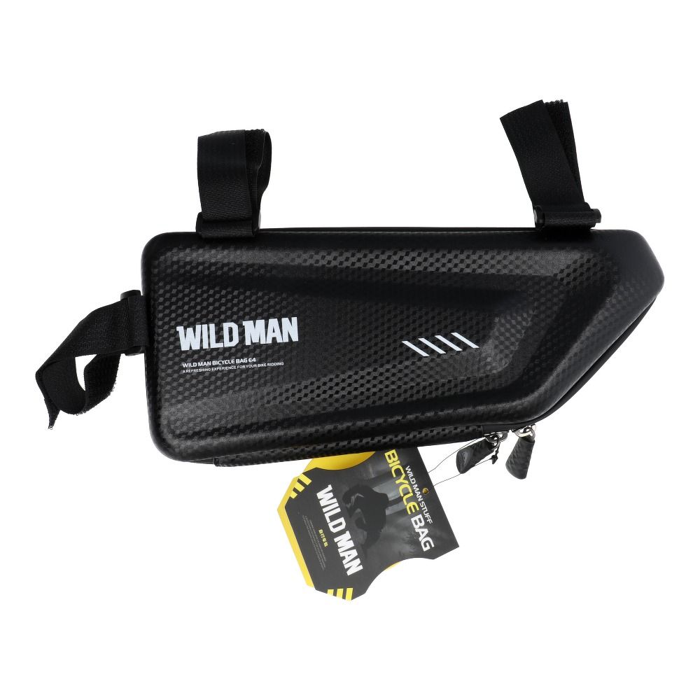WILDMAN traveling bag under the frame with zipper E4 1,5L ( 4"- 7" ) black