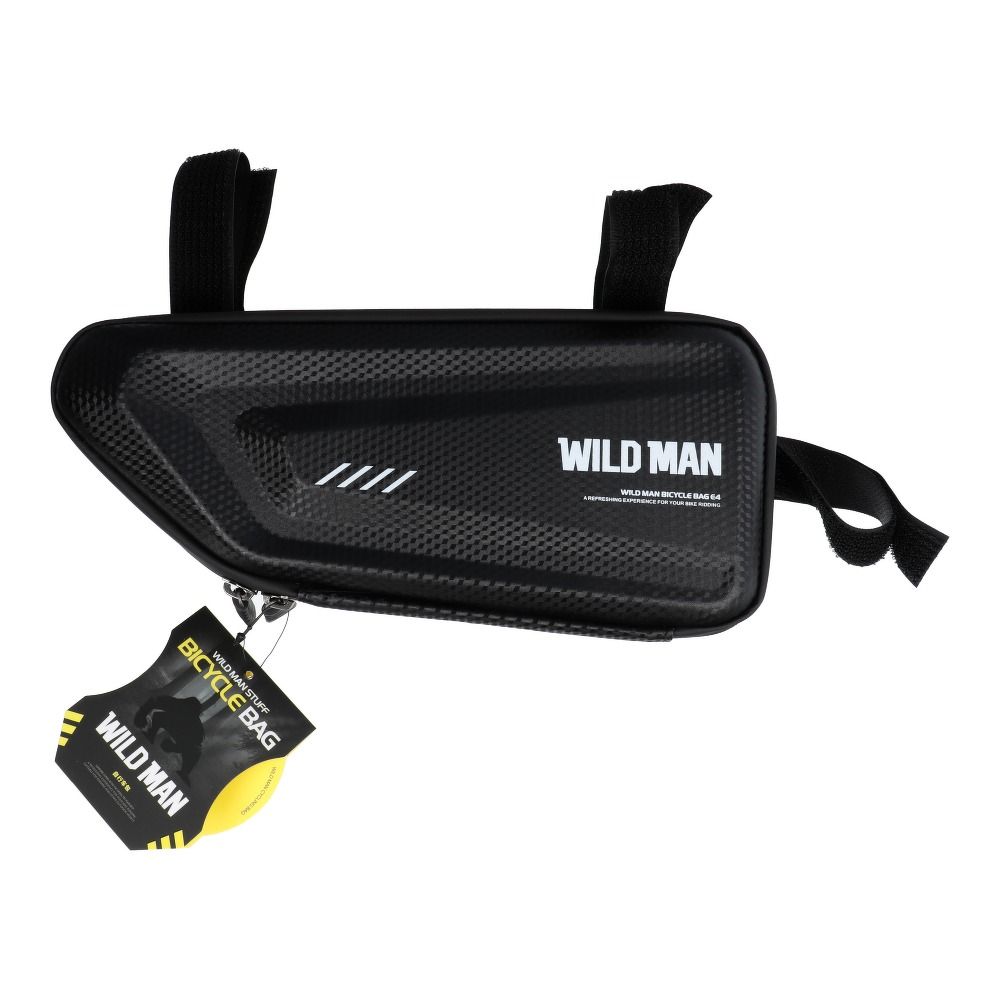 WILDMAN traveling bag under the frame with zipper E4 1,5L ( 4"- 7" ) black