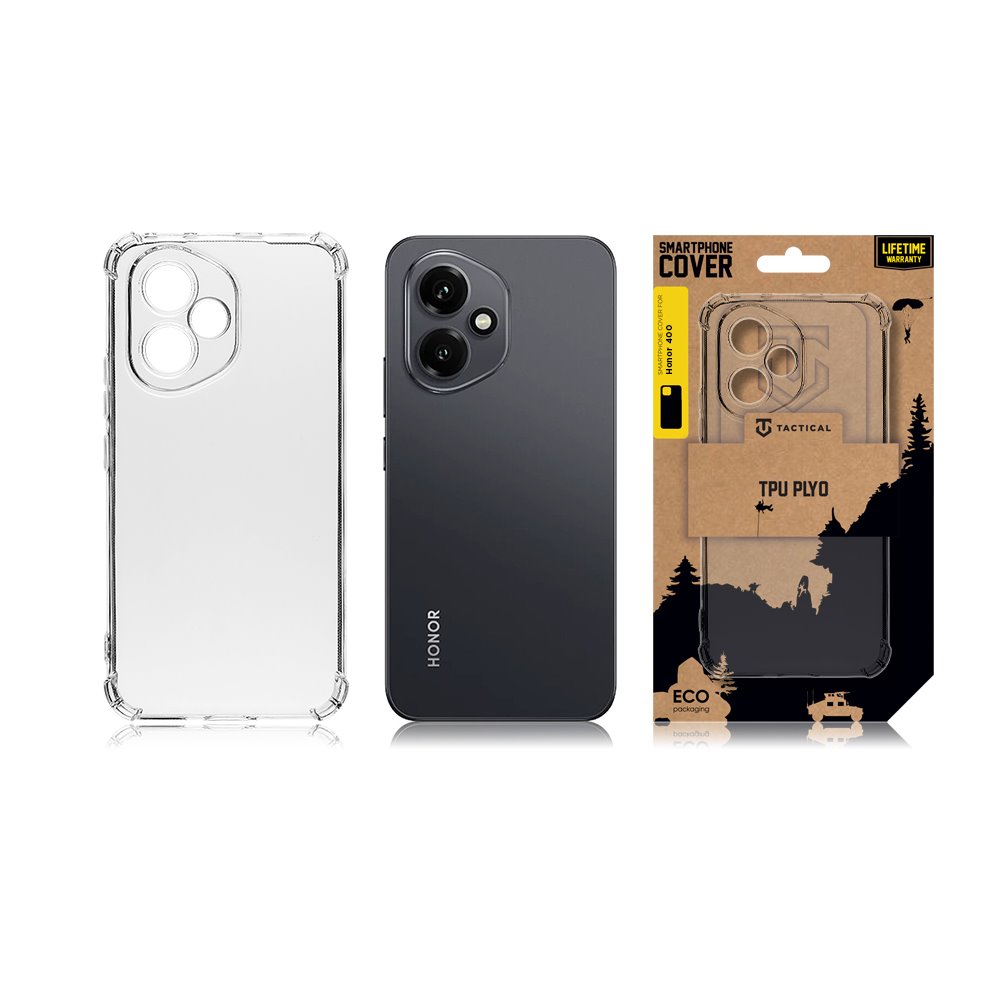 Tactical TPU Plyo Kryt pro Honor 400 Transparent 