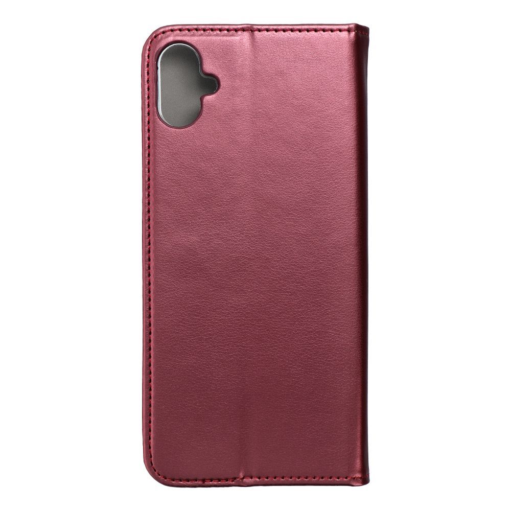 SMART MAGNETO Book case for SAMSUNG A05 burgundy
