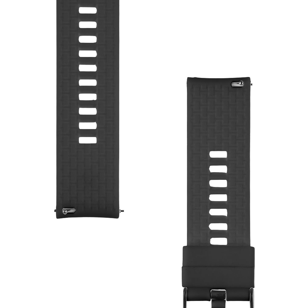 Tactical Quick Release Silikonový Řemínek 22mm Black