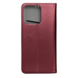 SMART MAGNETO Book case for REALME NOTE 50 burgundy