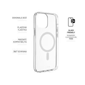 Zadný kryt FIXED MagPure s podporou MagSafe pre Samsung Galaxy A17 4G/5G, číra