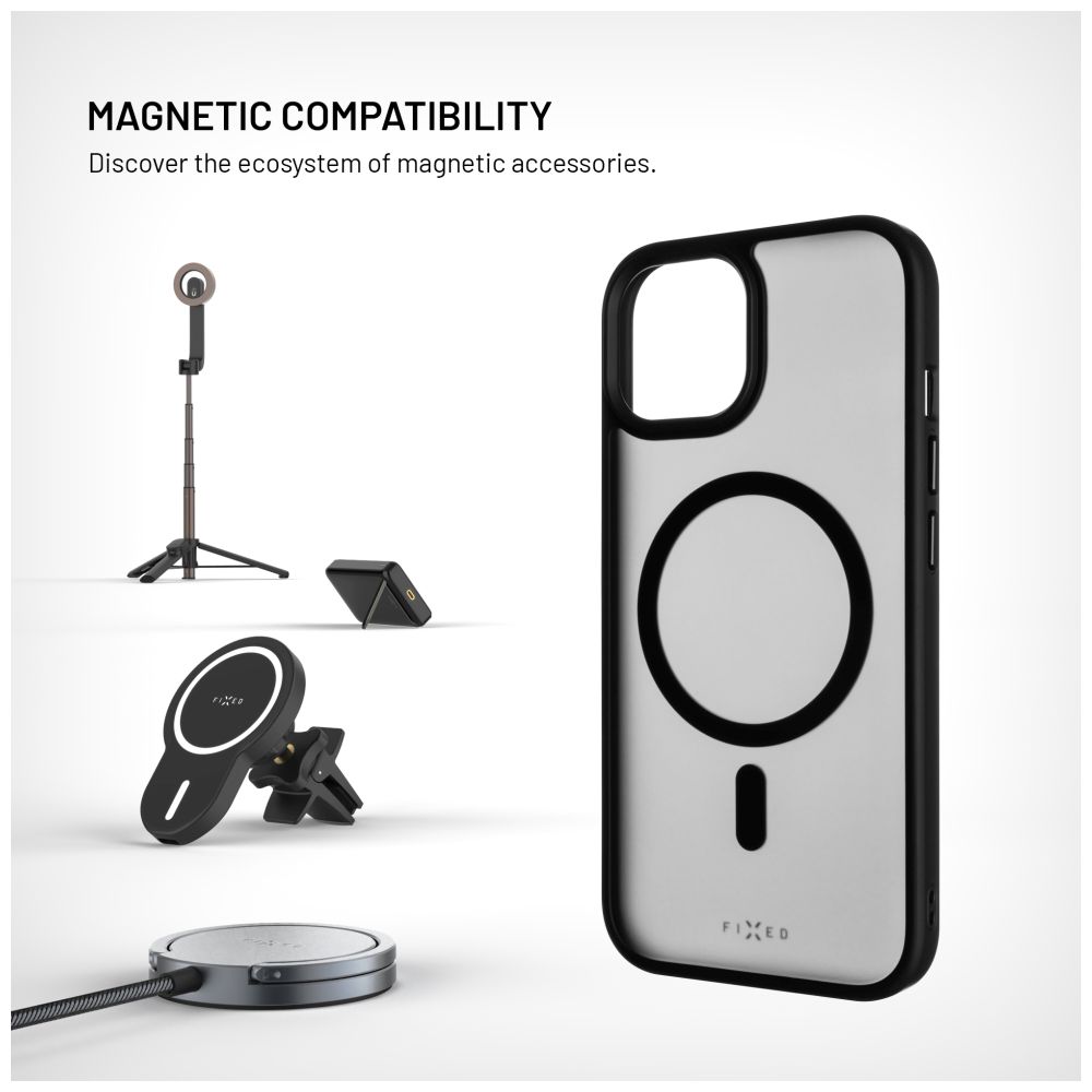 Zadní kryt FIXED MagMisty s podporou Magsafe pro Apple iPhone 13/14, černý