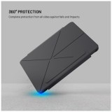 Pouzdro FIXED Trinity Case pro Apple iPad Pro 11" M4 (2024) se stojánkem, černé