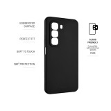 Zadní pogumovaný kryt FIXED Story pro Samsung Galaxy A17 4G/5G, černá