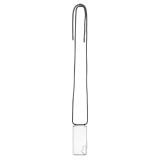 Pouzdro FIXED Pure Neck s černou šňůrkou na krk pro Samsung Galaxy A17 4G/5G