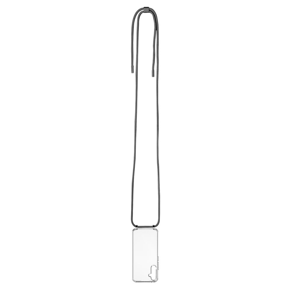 Pouzdro FIXED Pure Neck s černou šňůrkou na krk pro Samsung Galaxy A17 4G/5G