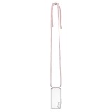 Pouzdro FIXED Pure Neck s růžovou šňůrkou na krk pro Samsung Galaxy A17 4G/5G