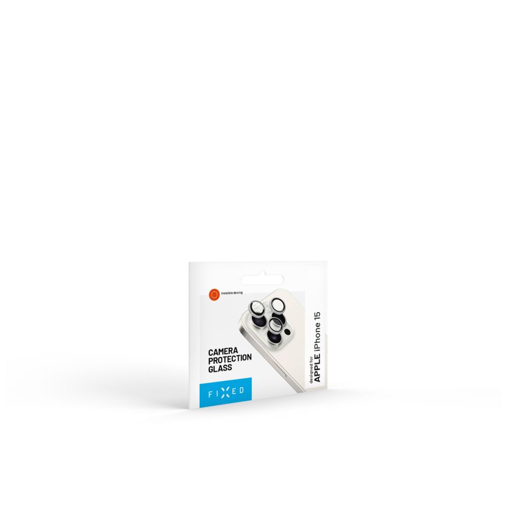 Ochranná skla čoček fotoaparátů FIXED Camera Glass pro Samsung Galaxy A17 4G/5G, černá