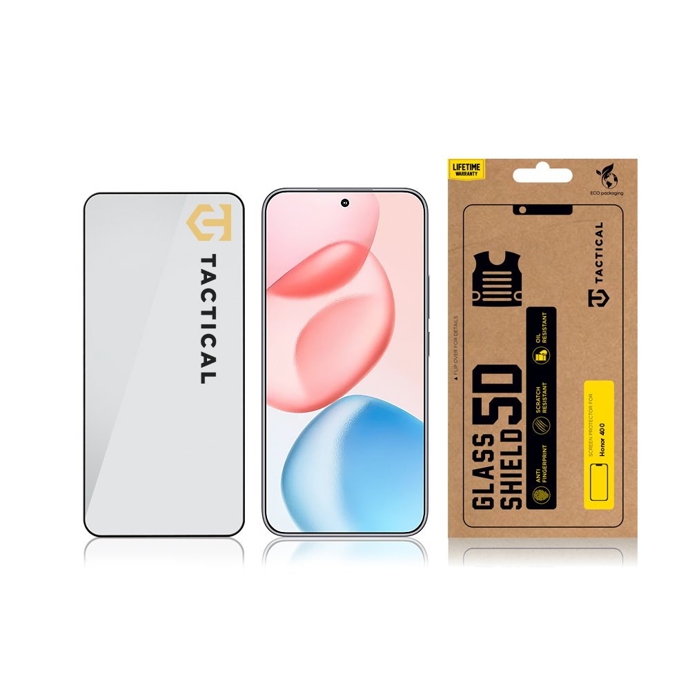 Tactical Glass Shield 5D sklo pro Honor 400 Black