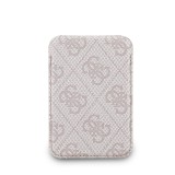 Guess 4G Metal Logo MagSafe Cardslot Peněženka se Stojanem Pink