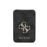 Guess 4G Metal Logo MagSafe Cardslot Peněženka se Stojanem Black