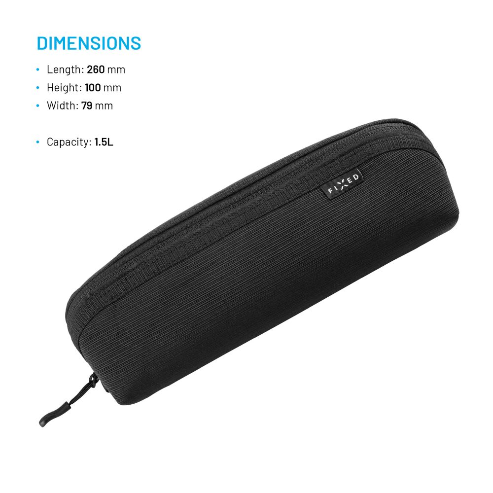 Organizér na věci FIXED Camino Pack, černý