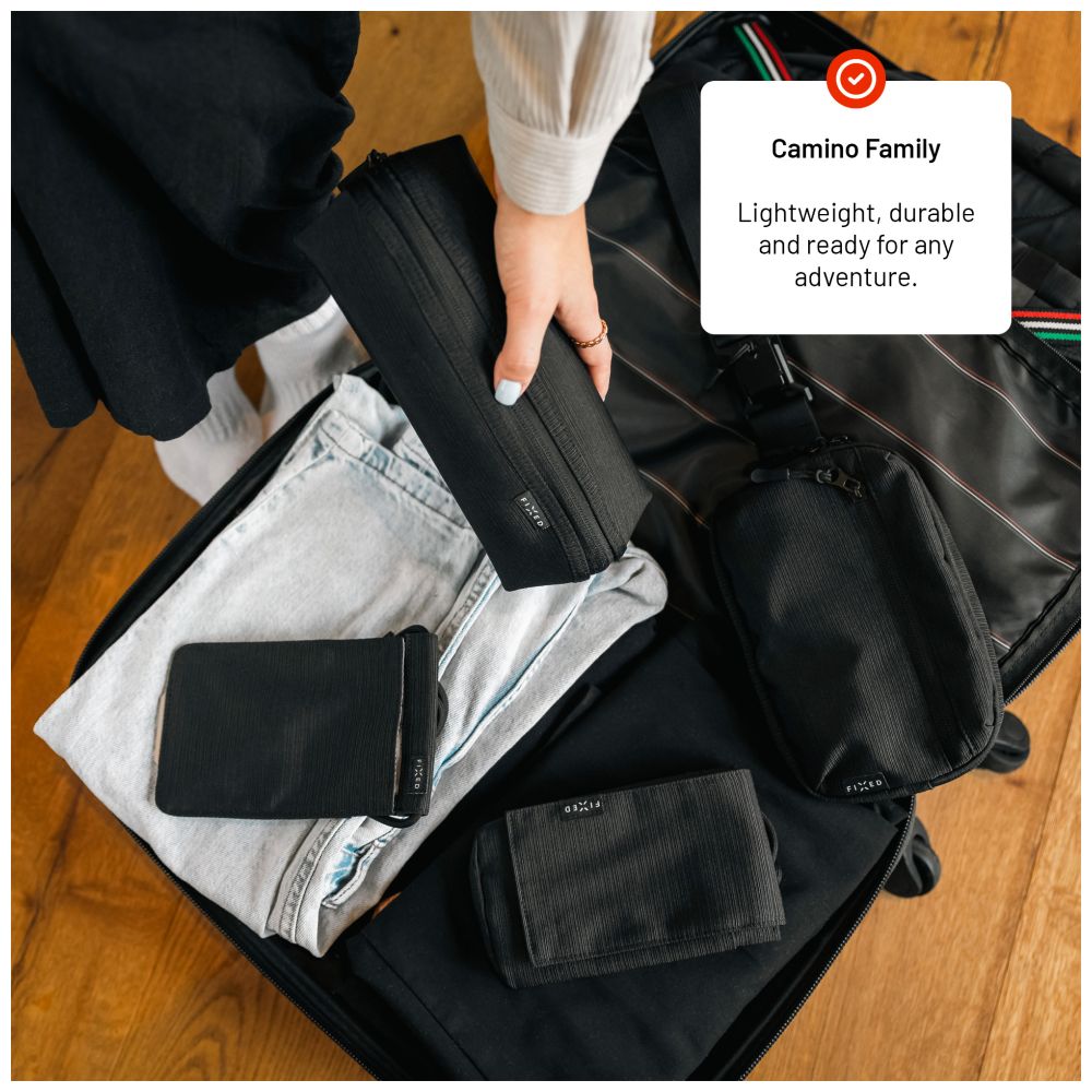 Organizér na věci FIXED Camino Pack, černý