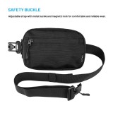 Taštička okolo pasu s kapsami FIXED Camino Belt, černá