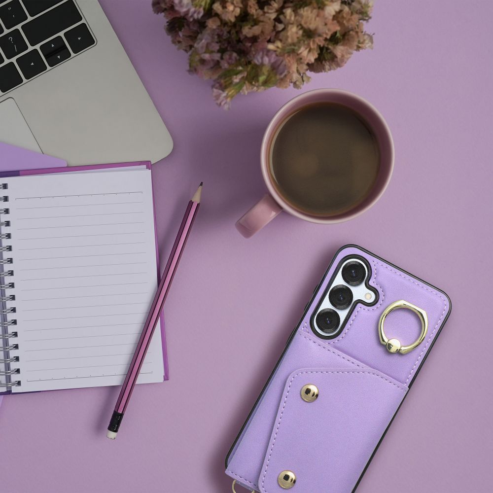 Wallet Case WONDER for SAMSUNG S25 ULTRA lilac