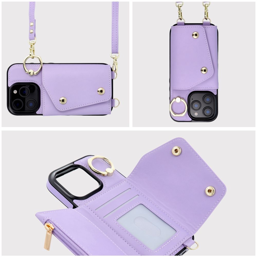 Wallet Case WONDER for IPHONE 16 PRO MAX lilac