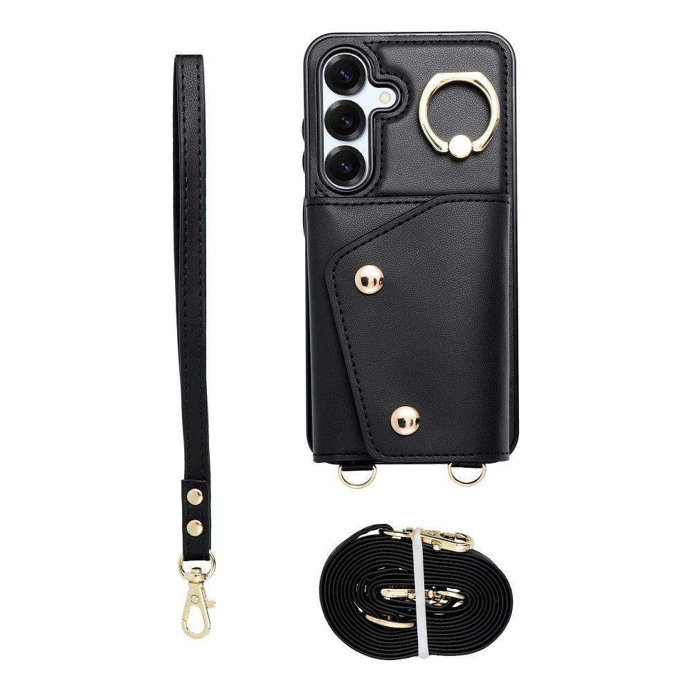 Wallet Case WONDER for SAMSUNG A56 5G black