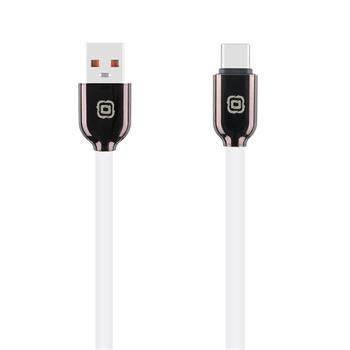 Kabel OBAL:ME Sleek USB-A/USB-C, bílá