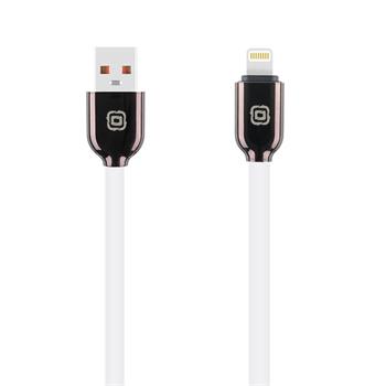 Kabel OBAL:ME Sleek USB-A/Lightning, bílá