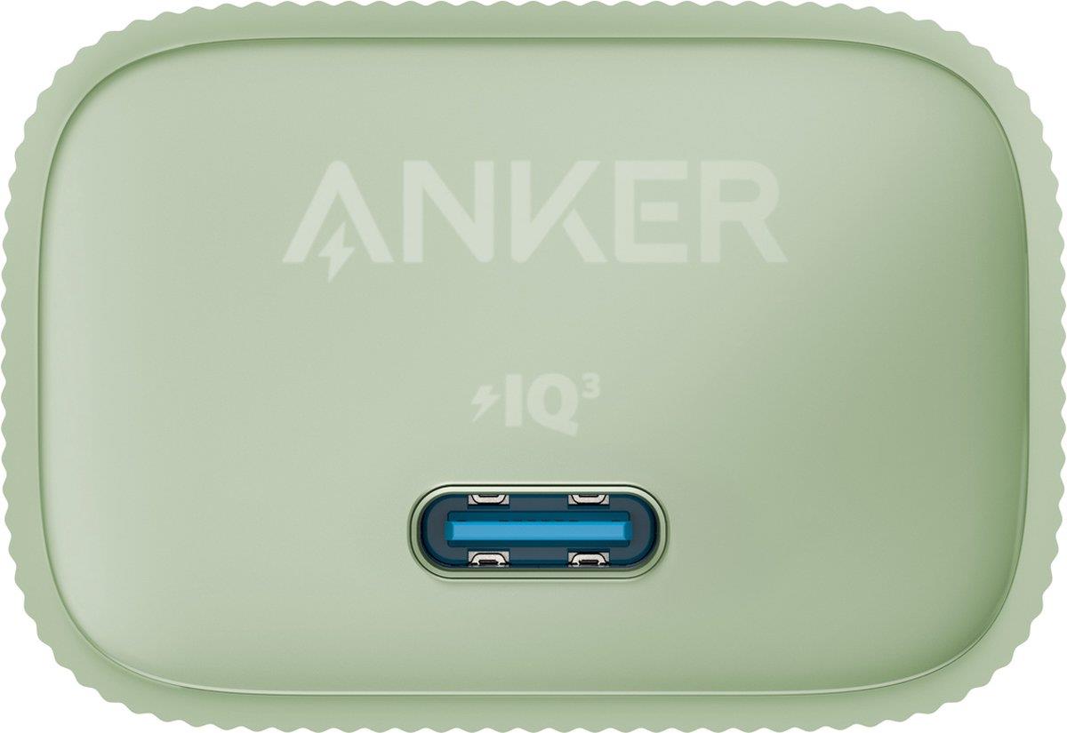 Anker 511 Nano 4 30W, USB-C Nabíječka do sítě zelená