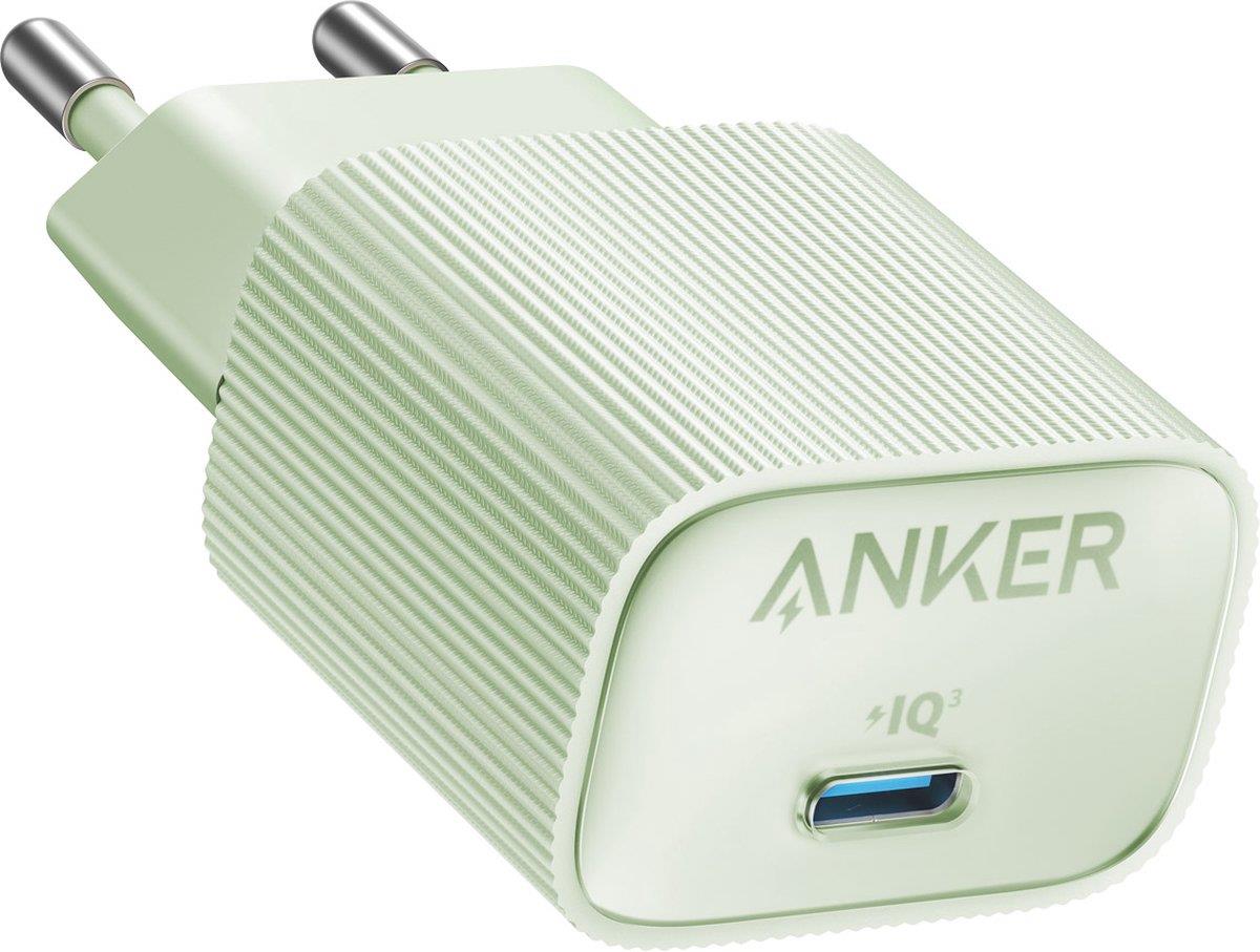 Anker 511 Nano 4 30W, USB-C Nabíječka do sítě zelená