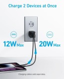 Anker 323 33W, 1xUSB-C, 1xUSB Nabíječka do sítě černá