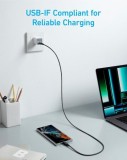 Anker 322 USB-C/USB-C 0,9m 40W černá
