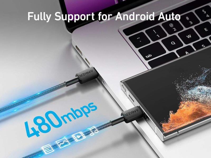 Anker 322 USB-C/USB-C 0,9m 40W černá