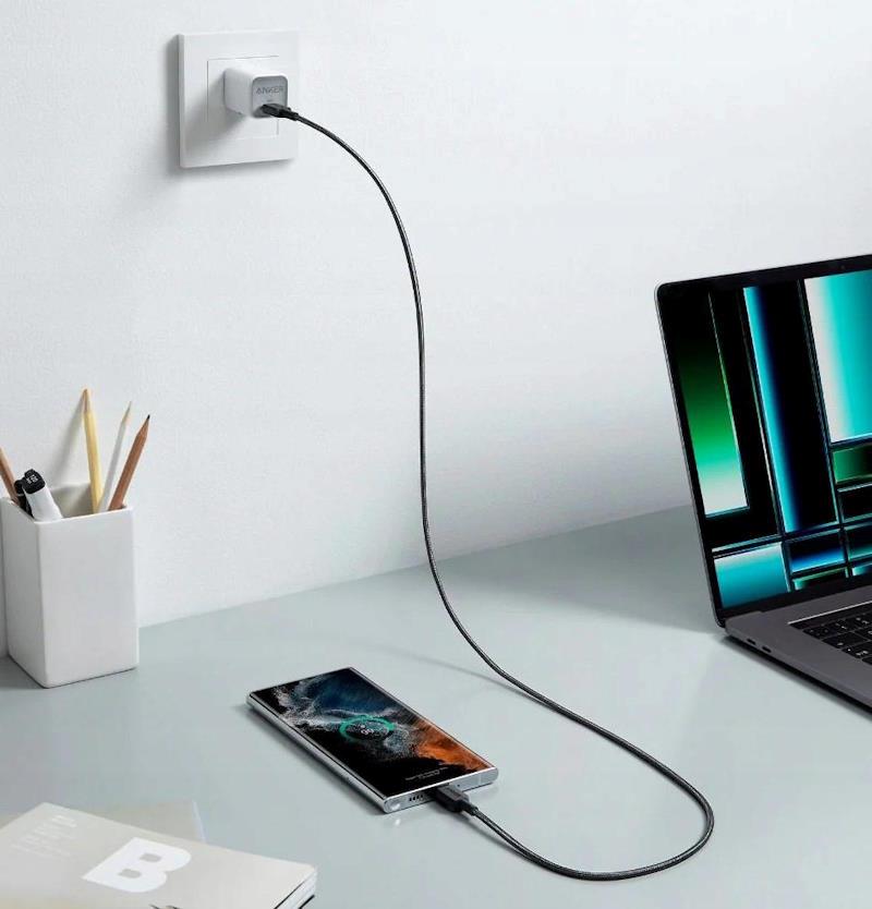 Anker 322 USB-C/USB-C 1,8m 60W černá