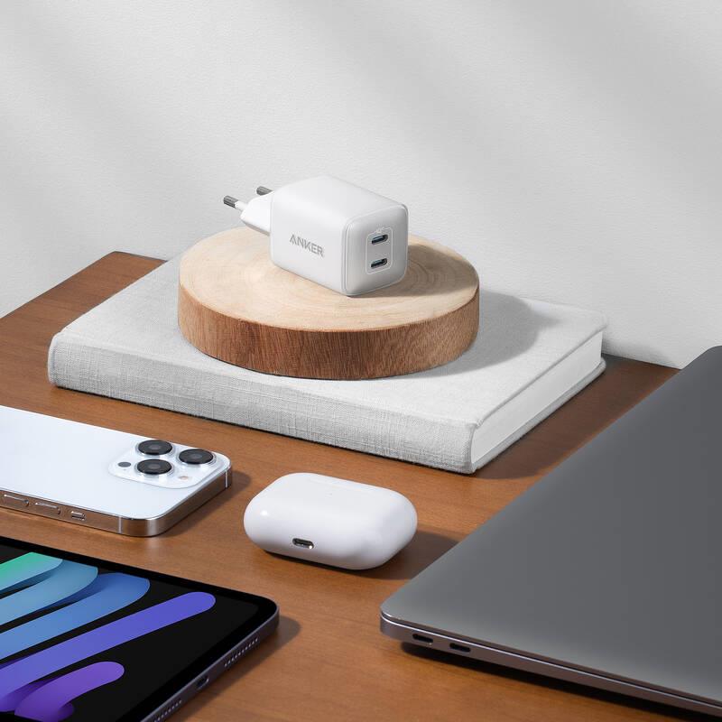 Anker 521 Nano Pro 40W, 2xUSB-C bílá