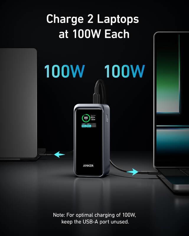 Anker Prime 20000mAh, 200W Powerbanka černá