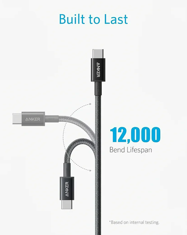 Anker USB-C/USB-C 1,8m 240W Kabel černá
