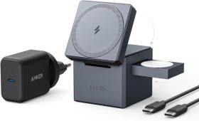 Anker 3v1 Cube MagSafe 30W Bezdrôtová nabíjačka čierna