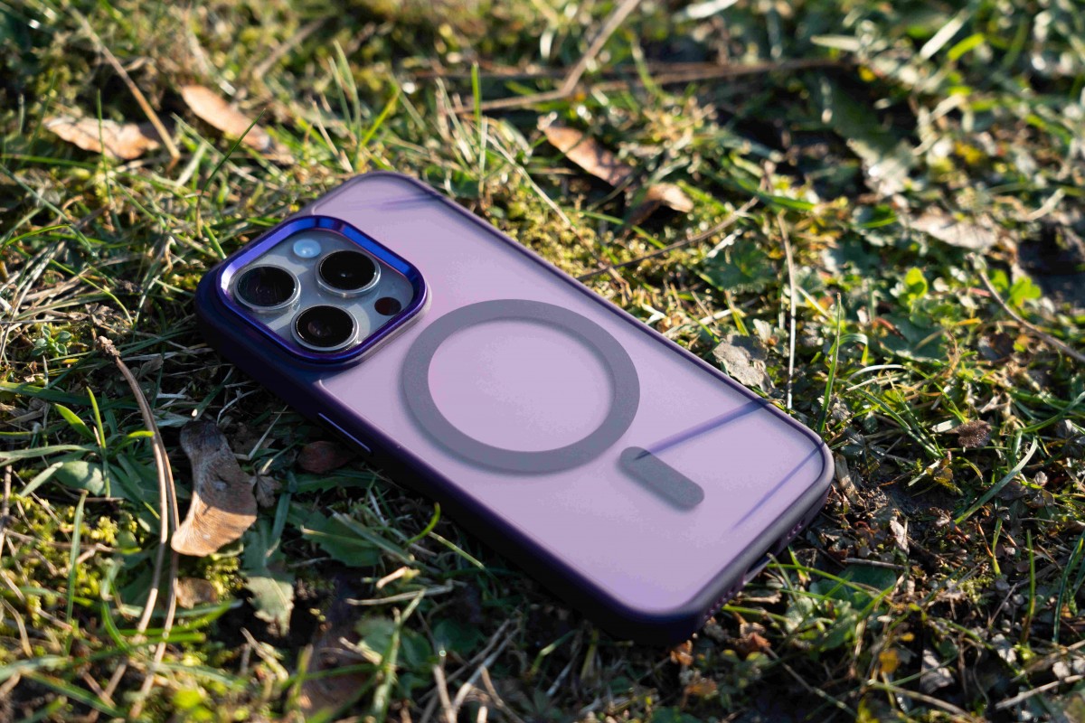 Pouzdro SWISSTEN MagStick FLEX pro Apple iPhone 13, fialová