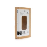 Kožené pouzdro typu kniha FIXED ProFit pro Samsung Galaxy A36 5G, hnědé